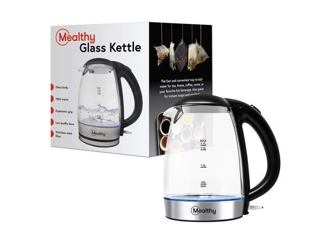 Mealthy High-Quality 17L Glass Electric Home Tea Boiler Kettle with LED Light