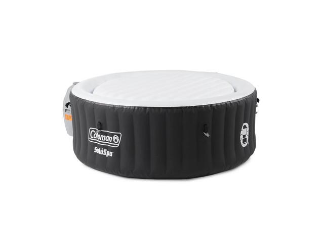 Coleman Miami Spa 4 Person Portable Inflatable Outdoor Air Jet Hot Tub Black