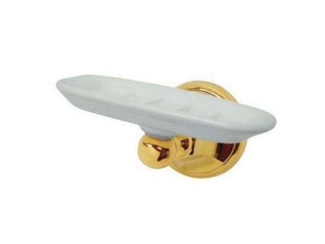 METROPOLITAN SOAP DISH-Polished Brass Finish