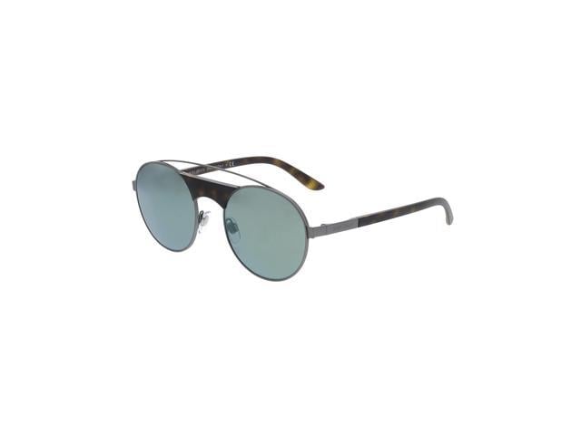 EAN 8053672808421 product image for Giorgio Armani Mirrored AR6047-30036R-53 Grey Oval Sunglasses | upcitemdb.com