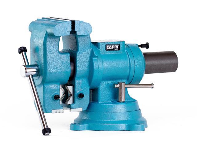 Capri Tools Rotating Base and Head Bench Vise 5 inch