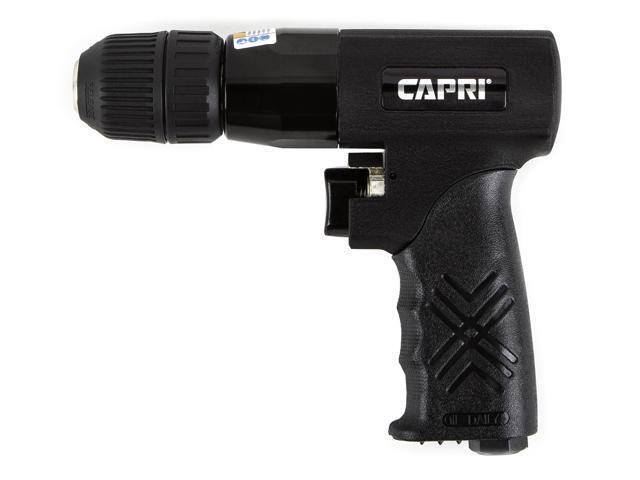 Capri Tools 32071 Reversible Superlight Air Drill Jacob Keyless Chuck 3/8 inch
