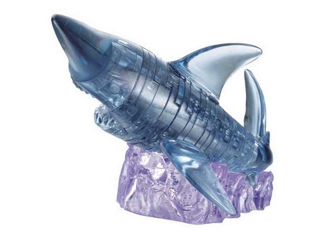 3D Crystal Puzzle - Shark: 37 Pcs