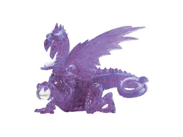 3D Crystal Puzzle - Dragon (Purple): 56 Pcs