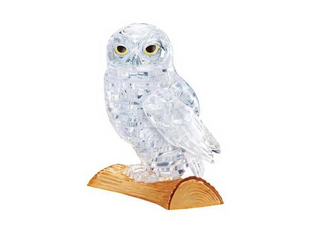 3D Crystal Puzzle - Owl (White): 42 Pcs