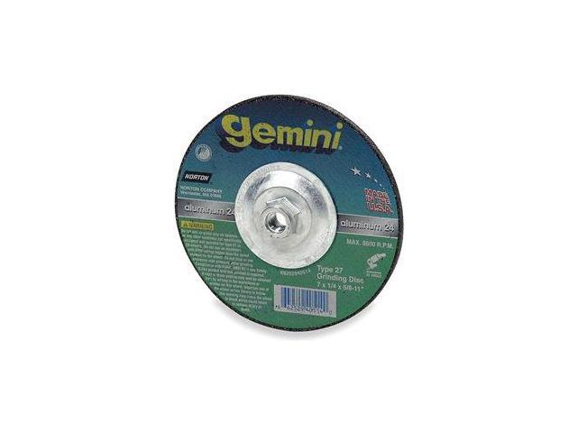 NORTON 66252940514 Depressed Center Wheels Type 27 7 in Dia 025 in Thick
