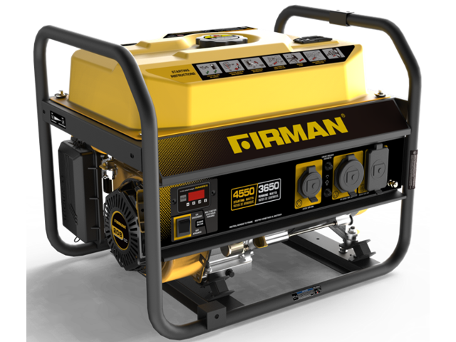 Firman Power Equipment P03601 Gas Powered 3650/4550 Watt (Performance Series) Extended Run Time Portable Generator
