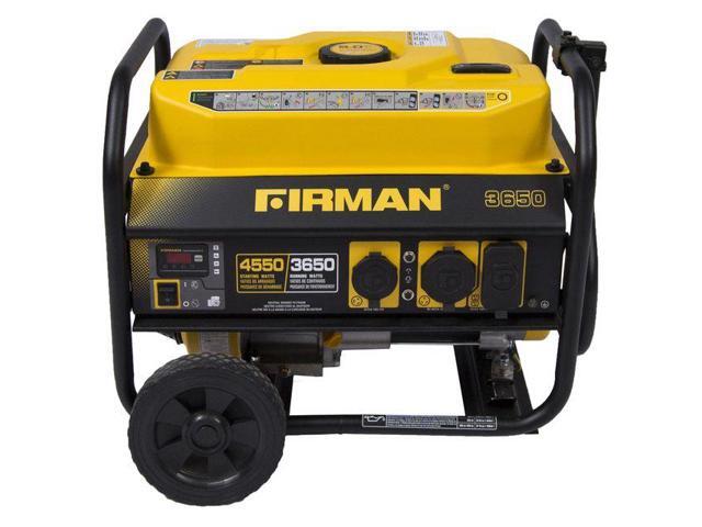 Firman Power Equipment P03602 Gas Powered 3650/4550 Watt (Performance Series) Extended Run Time Portable Generator with Wheel Kit