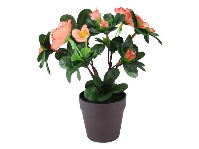 8' Green and Orange Begonia Artificial Potted Plant