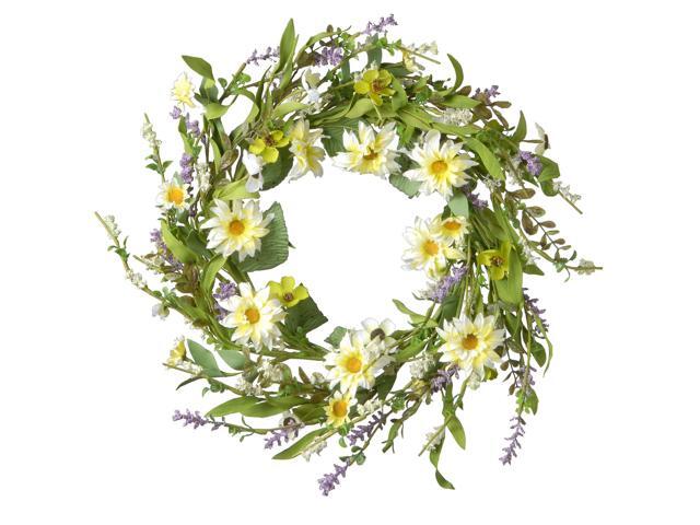 Garden Accents Yellow Daisy Wreath - 20-Inch