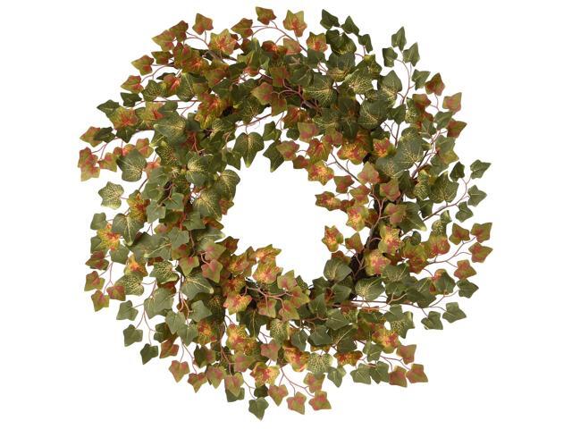 Green Ivy Artificial Thanksgiving Wreath - 24-Inch Unlit
