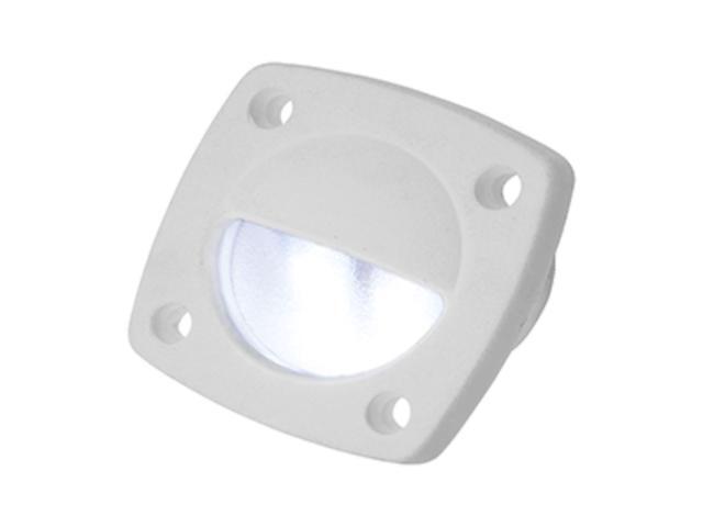 5' White Contemporary LED Utility Light with Faceplate