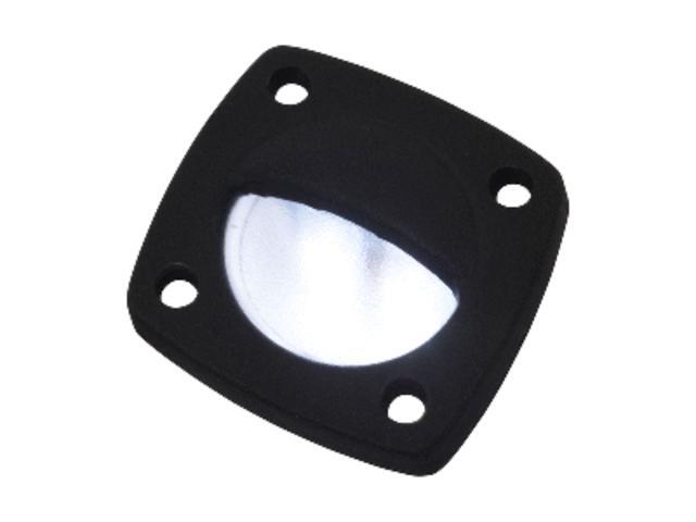 5' White and Black Contemporary LED Utility Light with Faceplate