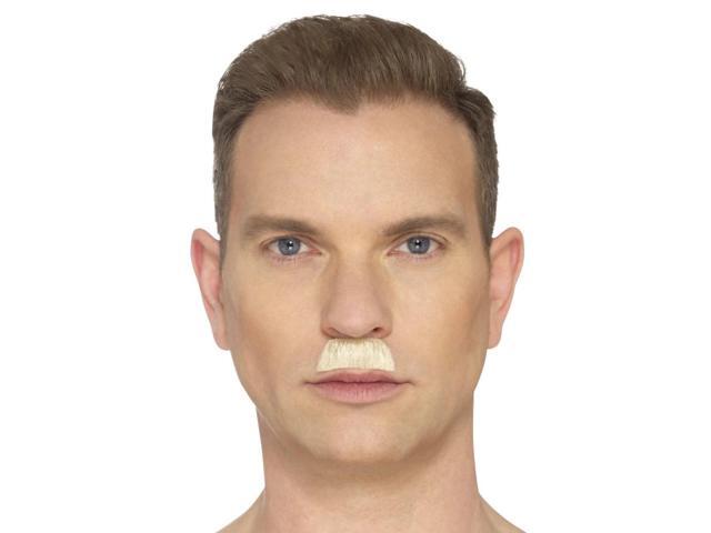19' Blonde Hand-Knotted Toothbrush Men Adult Halloween Moustache Costume Accessory - One Size
