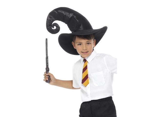 41' Black and Yellow Wizard Boy Child Halloween Kit Costume Accessory - One Size