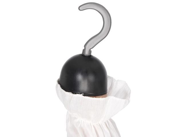 30' Black and Gray Pirate Hook Men Adult Halloween Costume Accessory - One Size