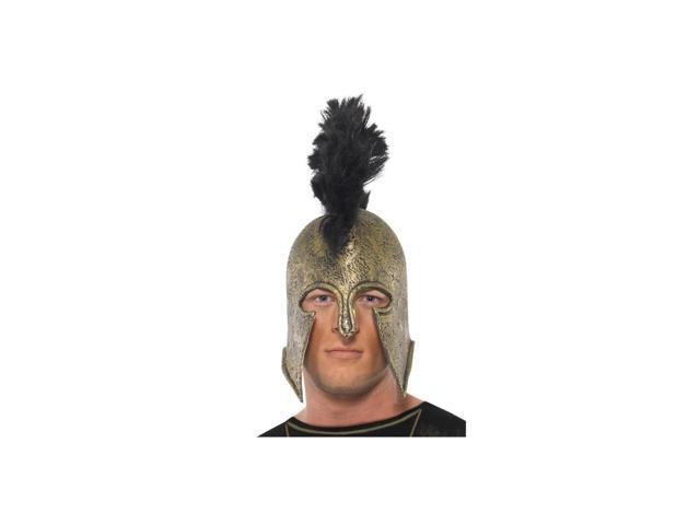 38' Gold and Black Achilles Men Adult Halloween Helmet Costume Accessory - One Size