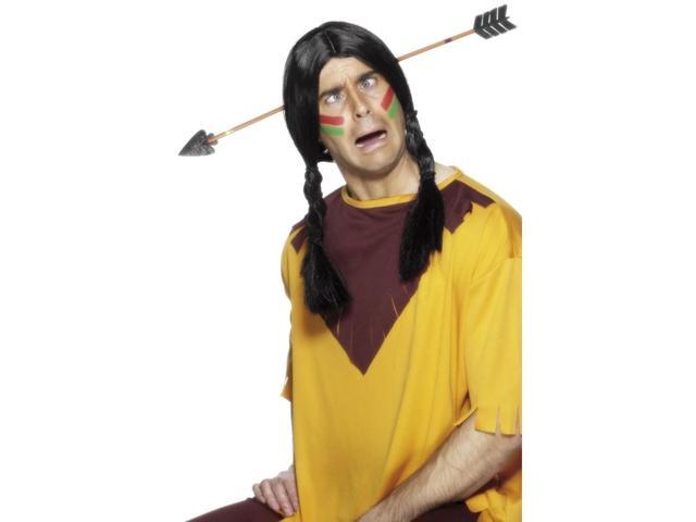 29' Yellow Cowboy Arrow Through the Head with Rubber Tip Unisex Adult Halloween Costume Accessory - One Size