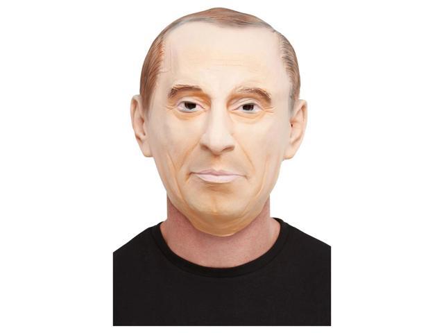 29' Beige Comrade Men Full Overhead Unisex Adult Halloween Mask Costume Accessory - One Size