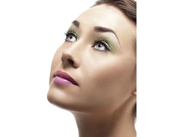 11' Black Women Adult Halloween Eyelashes Costume Accessory - One Size