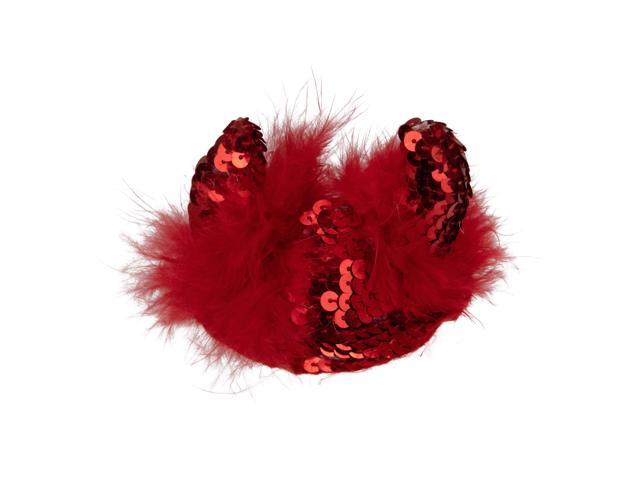 3' Red Halloween Devil Barrette Costume Accessory