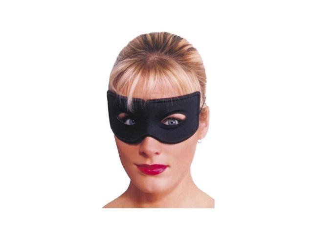 22' Black Bandit Unisex Adult Halloween Eyemask Costume Accessory - One Size