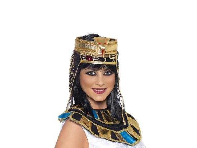 30' Gold and Red Egyptian Women Adult Halloween Headpiece Costume Accessory - One Size