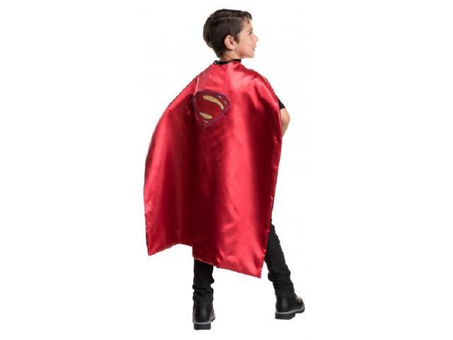 Reversible Batman Superman Cape Boys Halloween Costume with Batman Mask
