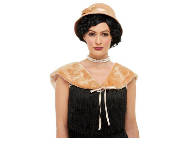 40' Beige 1920's Style Women Adult Halloween Instant Kit Costume Accessory - One Size