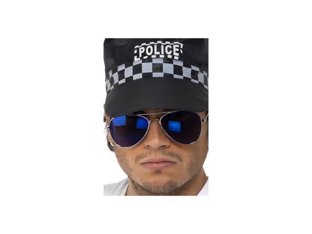 15' Blue Mirror Aviator Unisex Adult Halloween Specs Costume Accessory - One Size