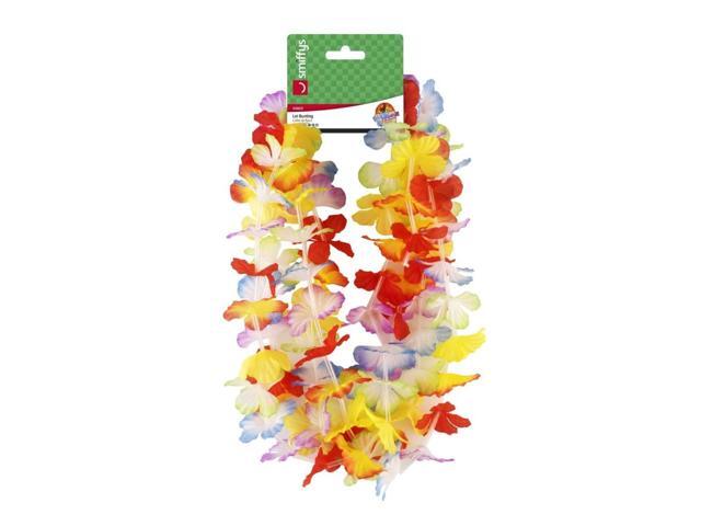 43' Yellow and Red Women Adult Hawaiian Bunting Costume Accessory - One Size