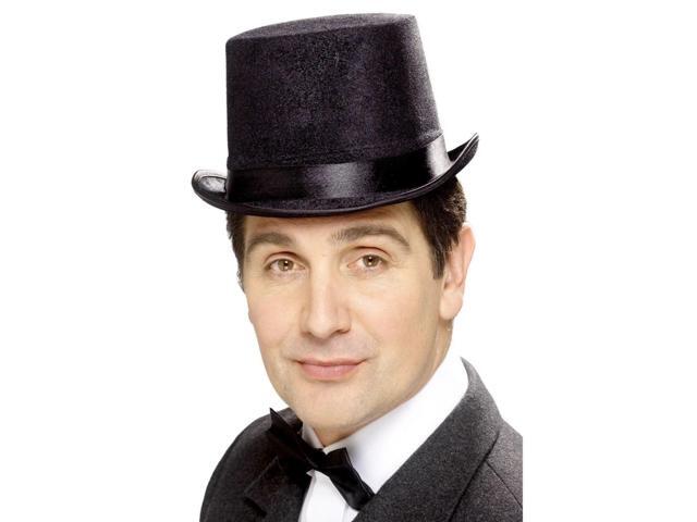 36' Black Tales of Old England Indestructible Topper Men Adult Halloween Hat Costume Accessory - One Size