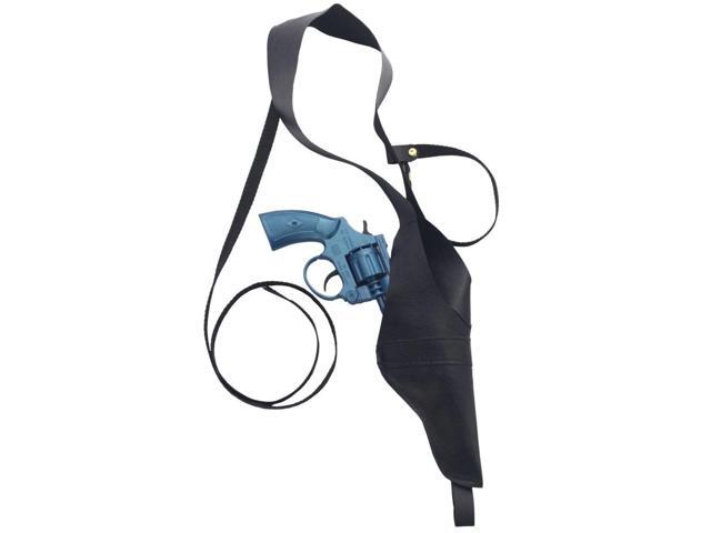 21' Black Gangster Unisex Adult Halloween Holster with Gun Costume Accessory - One Size