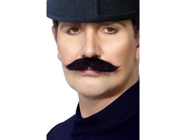 19' Black Tales of Old England Men London Bobbie Men Adult Halloween Tash Costume Accessory - One Size