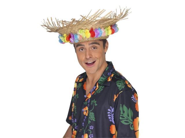 40' Red and Yellow Beach Unisex Adult Hat Halloween Costume Accessory - One Size