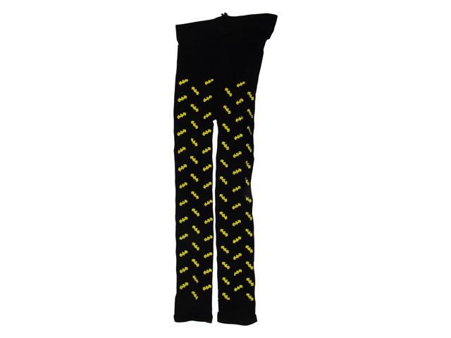 11' Black With Yellow Bats Halloween Stockings