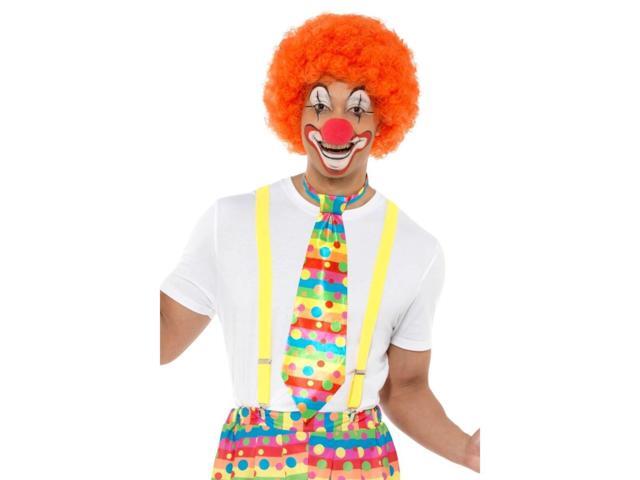 16' Vibrantly Colored Big Top Unisex Adult Halloween Clown Tie Costume Accessory - One Size