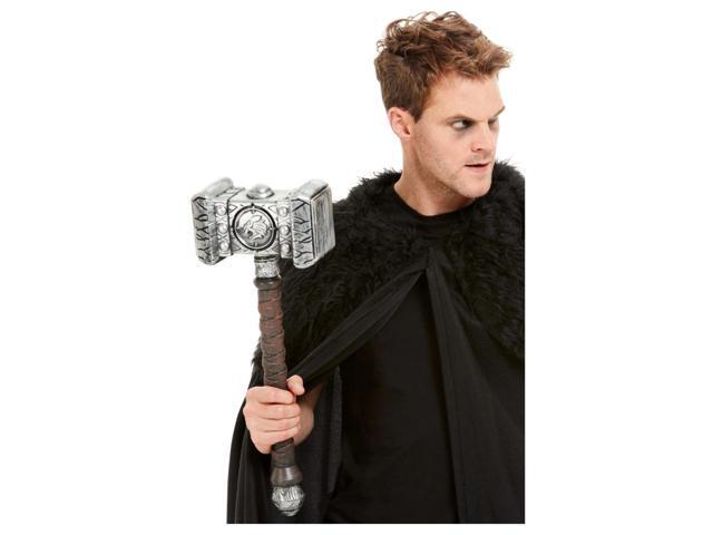 Silver and Brown Unisex Adult Halloween Hammer Costume Accessory - One Size