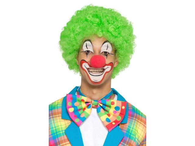 20' Neon Blue and Green Big Top Clown Unisex Adult Halloween Bowtie Costume Accessory - One Size