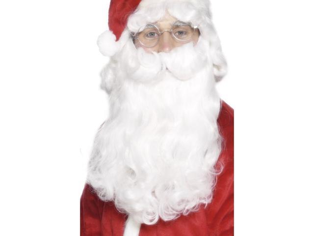 29' White Santa Beard Men Adult Christmas Costume Accessory - One Size