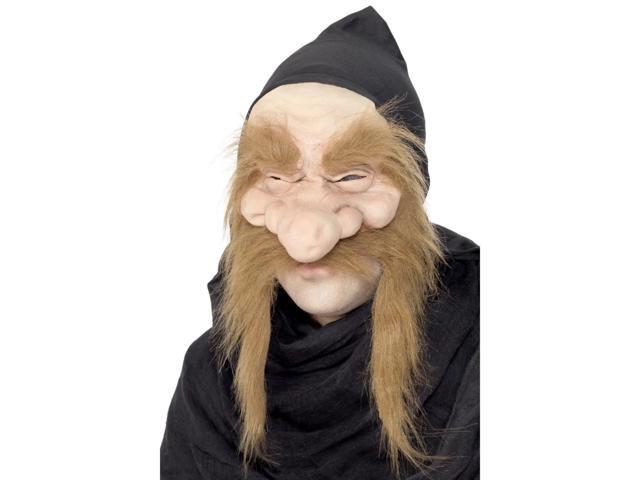 43' Brown Gold Digger Unisex Adult Halloween Half Face Mask Costume Accessory - One Size