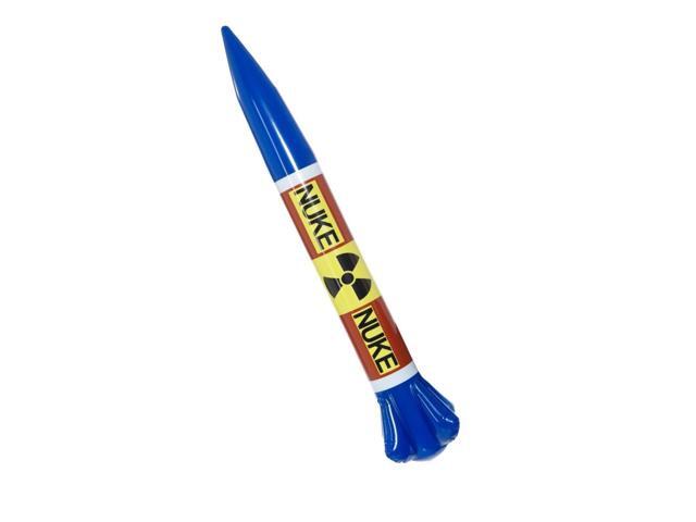 16' Navy Blue Inflatable Unisex Adult Halloween Nuclear Missile Costume Accessory
