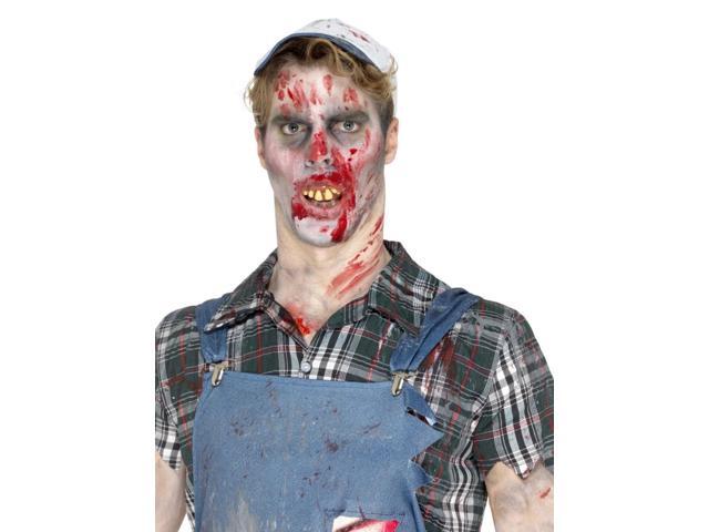 125' Brown Men Adult Halloween Hillbilly Teeth Costume Accessory - One Size
