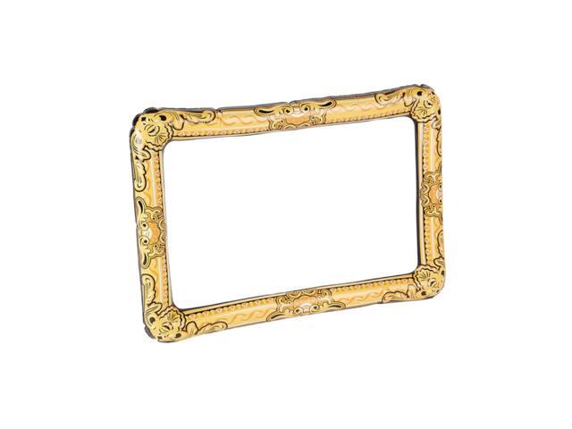 31' Gold and Black Inflatable Halloween Picture Frame Costume Accessory