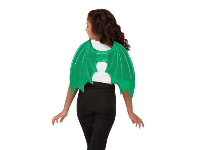 50' Green Unisex Child Halloween Dragon Wings Costume Accessory - One Size