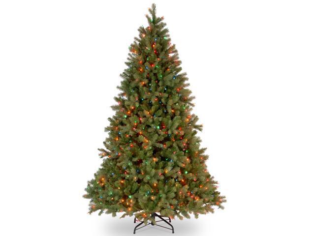 65' Pre-Lit Downswept Douglas Fir Artificial Christmas Tree - Multi-Color Lights