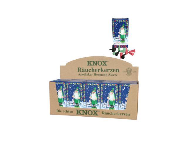 Set of 25 Brown Blue and Green Assorted Knox Large Incense Display Boxes of 24 pieces 13'