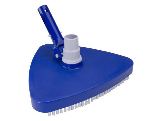 1025' Weighted Triangular Swimming Pool Vacuum Head with Swivel Cuff and Bumper