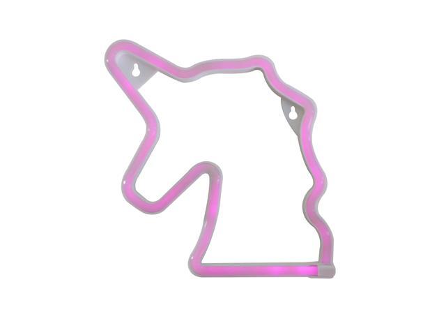 1175' Battery Operated Neon Style LED Lighted Pink Unicorn Sign