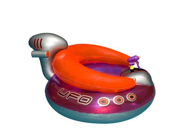 45' Water Sports Inflatable UFO Squirter Spaceship Ride-On Swimming Pool Float